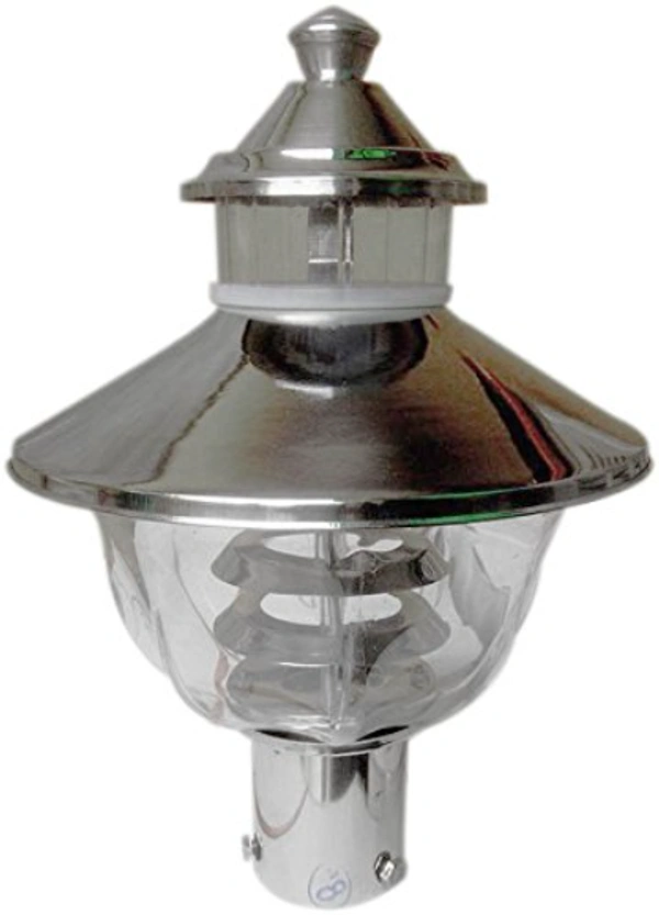 Das/GL/P Adam Outdoor Lamp 23 cm Pack of 2 Pc - 23cm, Silver, NA